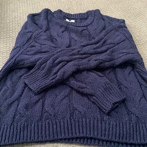 Aerie chunky knit cable sweater